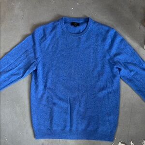 Men's Blue Cashmere Sweater